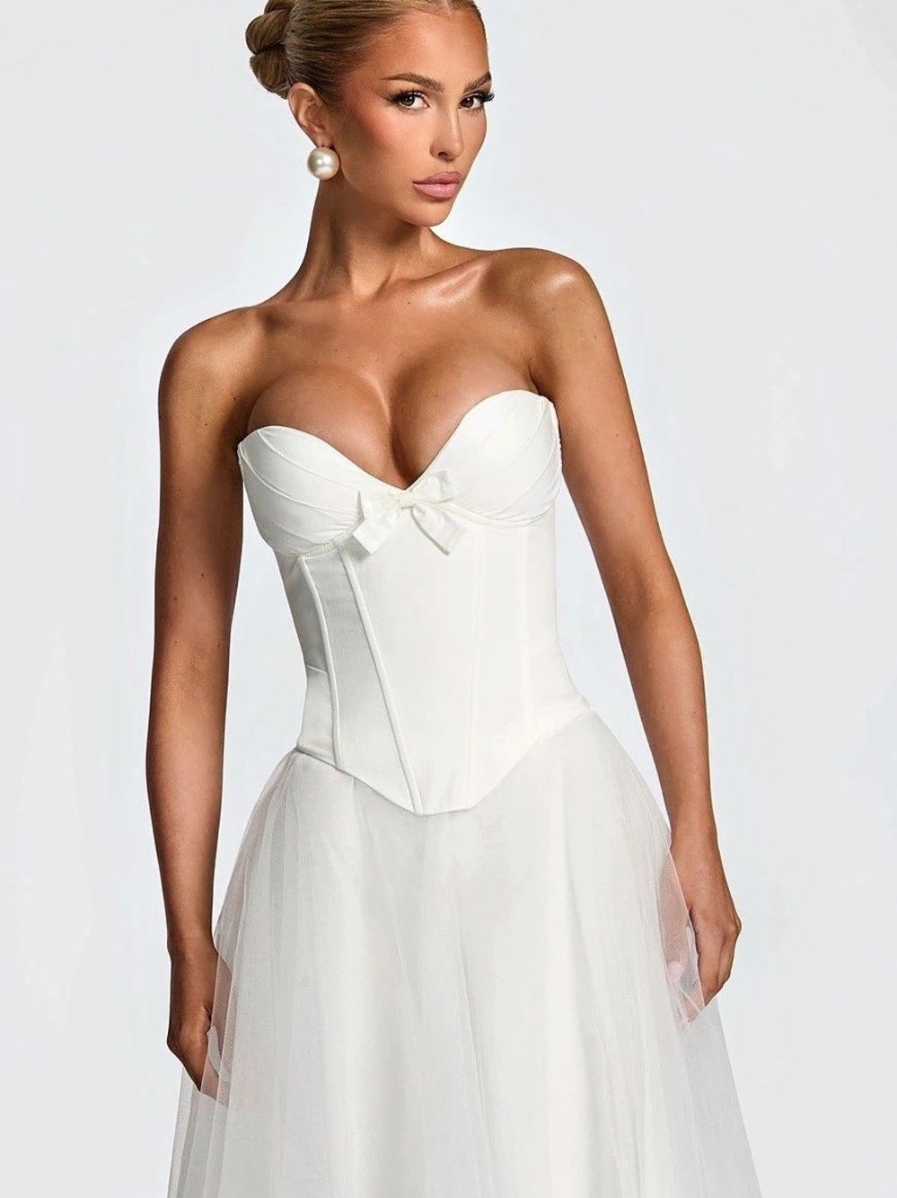 BABYBOO Prim Corset White Corset size S